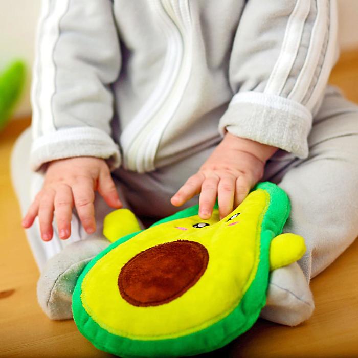 Развивающая игрушка-грелка «Авокадо» - фото 1890896815