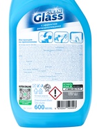 Средство для мытья стёкол и зеркал Clean Glass, голубая лагуна, 600 мл 4746071 - фото 2724899