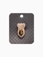 Брошь «Зуб», белая в золоте - Фото 5