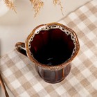 Чашка чайная "Ажур", коричневая, 0.25 л - Фото 3