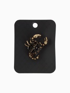 Брошь «Скорпион», цвет чёрный в чернёном золоте - Фото 4