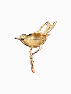 Брошь «Птичка» чижик, цветная в золоте - Фото 2