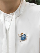 Брошь «Балерина» невесомость, цвет голубой в золоте - Фото 5