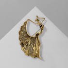 Брошь «Балерина» драма, серая в чернёном золоте - Фото 2