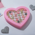 Кольцо детское «Ассорти» кристальное, форма МИКС, цветное, безразмерное (комплект 36 шт) - фото 22651584