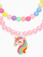 Набор детских браслетов «Выбражулька» 2 шт. d=5 см единорог, цветные - Фото 2