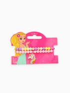 Набор детских браслетов «Выбражулька» 2 шт. d=5 см единорог, цветные - Фото 4