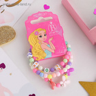 Набор детских браслетов «Выбражулька» 3 шт. d=5 см бабочки и буквы, цветные - Фото 2