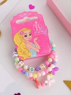 Набор детских браслетов «Выбражулька» 3 шт. d=5 см бабочки и буквы, цветные - Фото 8