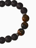 Браслет унисекс «Лава», тигровый глаз, чёрный/коричневый - Фото 3