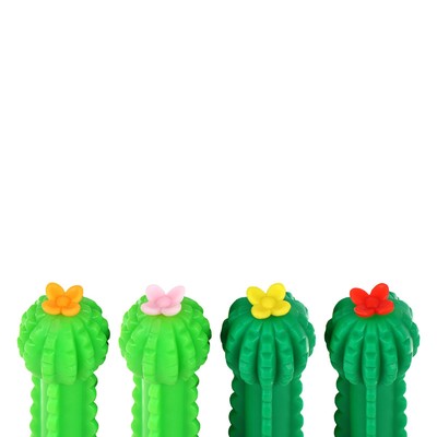 Ручка гелевая-прикол "Кактус", МИКС