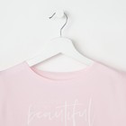Футболка женская KAFTAN "Beautiful", розовый, р-р 44-46 - Фото 6
