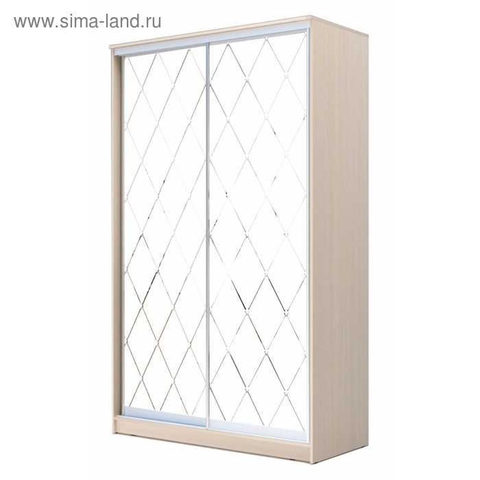 Шкаф – купе «Хит-22-15-66», 1500×620×2200 мм, цвет дуб молочный - Фото 1
