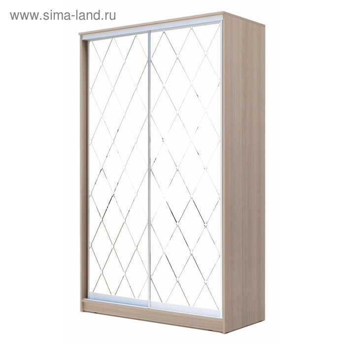 Шкаф - купе «Хит-23-15-66», 1500×620×2300 мм, цвет ясень шимо светлый