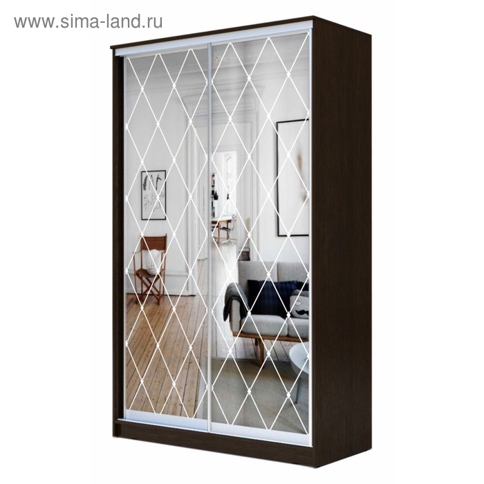 Шкаф - купе «Хит-22-17-66», 1680×620×2200 мм, цвет венге цаво