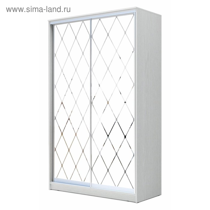Шкаф - купе «Хит-23-17-66», 1680×620×2300 мм, белый шагрень