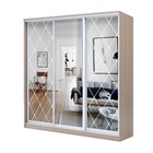 Шкаф-купе Хит-22-18/2-656, 1800×620×2200 мм, ясень шимо светлый, ромб большой на зеркале 4787286