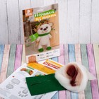 Валяние из шерсти. Игрушка «Ёжик в шапочке», набор для творчества - Фото 3