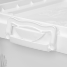 Ёмкость для муки и сахара Альтернатива, 25 л, с декором, пластик, белая, крышка МИКС - Фото 5