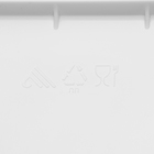 Ёмкость для муки и сахара Альтернатива, 25 л, с декором, пластик, белая, крышка МИКС - Фото 8