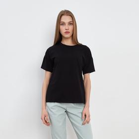 Футболка женская MINAKU SLIM FIT: цвет чёрный, р-р 42 4746306
