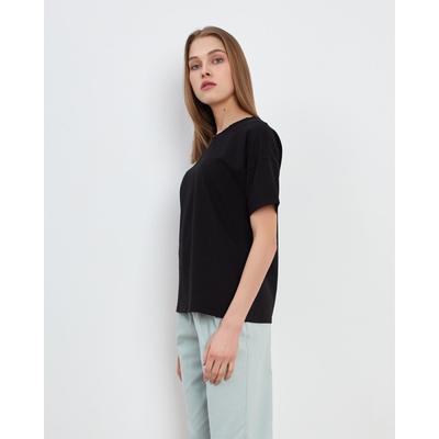 Футболка женская MINAKU SLIM FIT: цвет чёрный, р-р 42