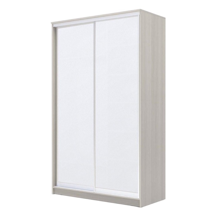 Шкаф – купе «Хит-23-17-88», 1680×620×2300 мм, матовое стекло, цвет ясень шимо светлый - Фото 1