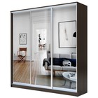 Шкаф-купе Хит-22-18-555, 1800×620×2200 мм, зеркало, цвет венге цаво  (артикул 4787261)  большой выбор товаров оптом и в розницу по низким ценам с доставкой