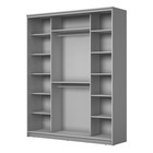 Шкаф-купе Хит-22-18/2-555, 1800×620×2200 мм, зеркало, цвет дуб молочный  (артикул 4787266)  большой выбор товаров оптом и в розницу по низким ценам с доставкой