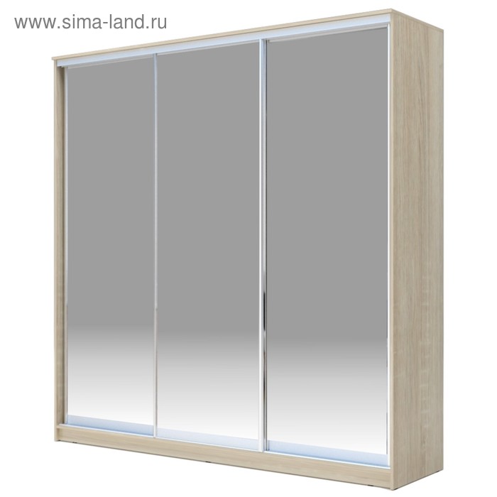 Шкаф – купе «Хит-22-20-888», 2000×620×2200 мм, матовое стекло, цвет дуб сонома - Фото 1