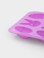 Форма для шоколада Доляна «Кролики», силикон, 23×15×2 см, 12 ячеек, сиреневая - Фото 5