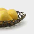 Ваза для хлеба и фруктов «Роскошь. Антик», d=25 см, цвет МИКС - фото 4295400