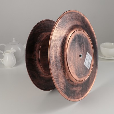 Этажерка-фруктовница «Раунд», 2 яруса, 33×24 см, цвет МИКС