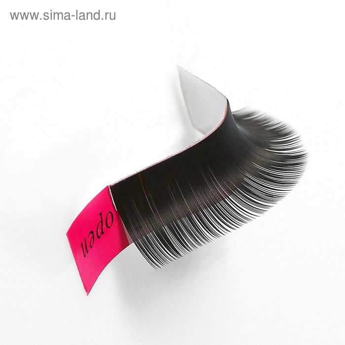 Ресницы для наращивания, 10мм, толщина 0,15мм, изгиб С - Фото 1