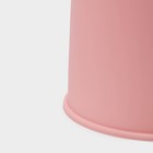 Форма для выпечки «Кулич», силикон, 10,6×12,1 см, внутренний d=9,6 см, цвет розовый - фото 4295536