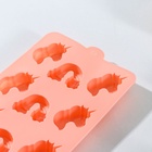 Форма для шоколада Доляна «Сказка.Пони», силикон, 22×10.7×1.5 см, 12 ячеек, МИКС - Фото 10