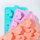 Форма для шоколада Доляна «Сказка.Пони», силикон, 22×10.7×1.5 см, 12 ячеек, МИКС - Фото 11