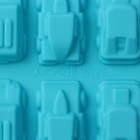 Форма для мармелада Доляна «Автомобили», силикон, 22×10×1,8 см, 20 ячеек (3,2×1,8 см) цвет МИКС - Фото 5