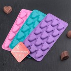 Форма для конфет и шоколада Доляна «Следопыт», силикон, 22×10×1.8 см, 15 ячеек (3.6×2.7 см), МИКС - Фото 5