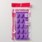 Форма для конфет и шоколада Доляна «Следопыт», силикон, 22×10×1.8 см, 15 ячеек (3.6×2.7 см), МИКС - Фото 6