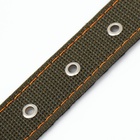 Ошейник брезентовый с подкладом, 72×3.5 см, ОШ 45-60 см, хаки - Фото 8