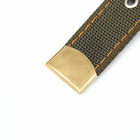 Ошейник брезентовый с подкладом, 72×3.5 см, ОШ 45-60 см, хаки - Фото 10