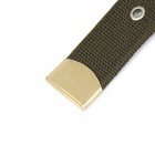 Ошейник брезентовый безразмерный однослойный, 72×3.5 см, ОШ 45-60 см, хаки - Фото 9