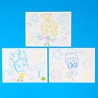 Планшет для рисования 3D «Фиксики», неоновые маркеры, световые эффекты, с карточками - Фото 5