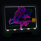 3D-планшет для рисования «Человек-паук», неоновые маркеры, световые эффекты, с карточками - Фото 5