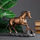 Фигура "Конь бегущий" бронза, 32х22см - Фото 1