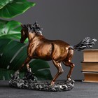 Фигура "Конь бегущий" бронза, 32х22см - Фото 3