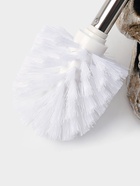 Ёршик для унитаза с подставкой «Череп», стальная ручка, 16×15×22 см, белый - Фото 6