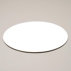 Подложка кондитерская для торта, круглая, золото - белый, 20 см, 1.5 мм 4729391