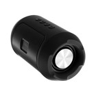 Портативная колонка LuazON, AUX, USB, FM, microSD, 3 Вт, 500 мАч, чёрная 4283557 - фото 16932854